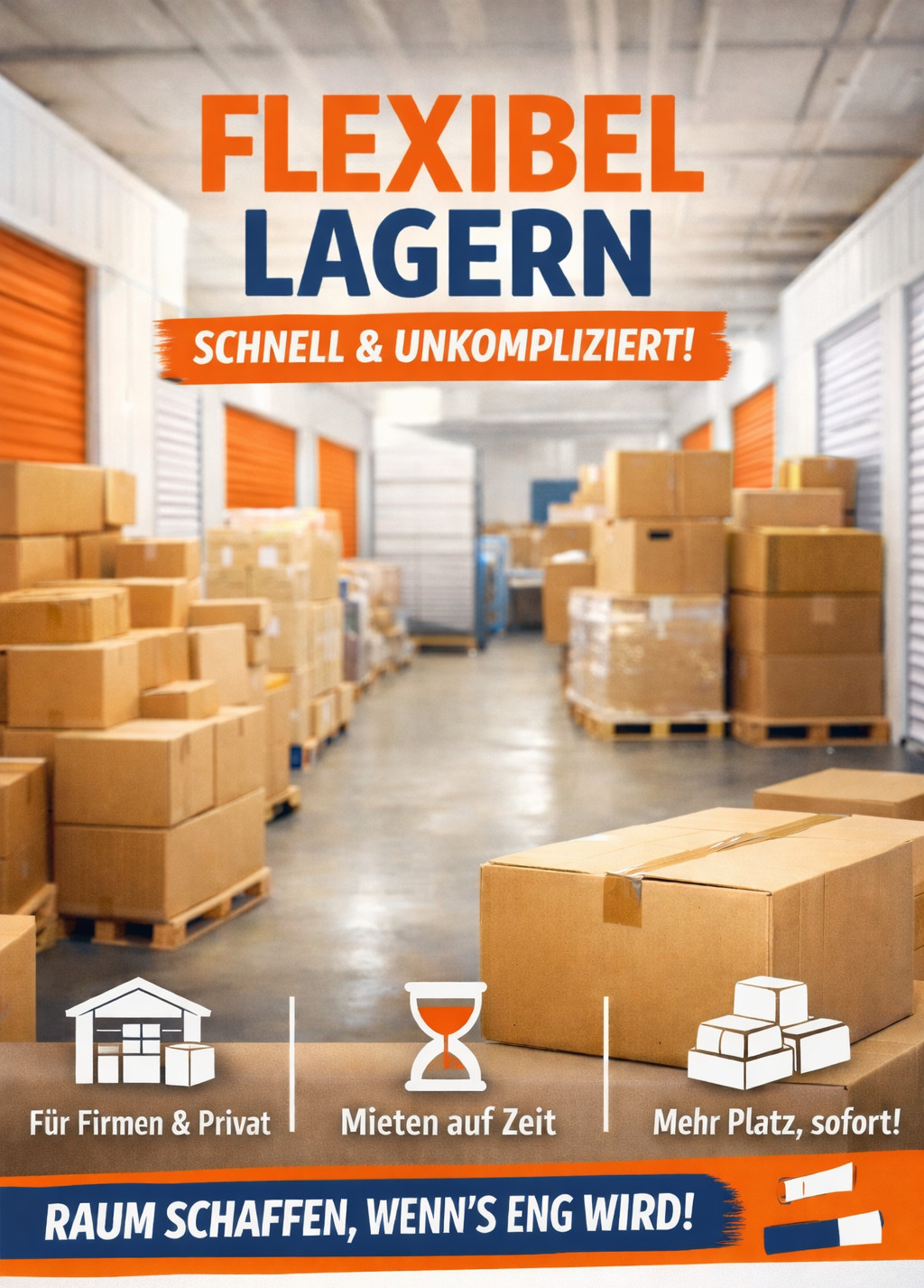 Zu wenig Platz? Wir haben die Lösung. 